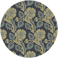 Paisley Briar - Pastel Pond Botanical Wallpaper