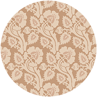 Paisley Briar - Ivory Frost Botanical Wallpaper