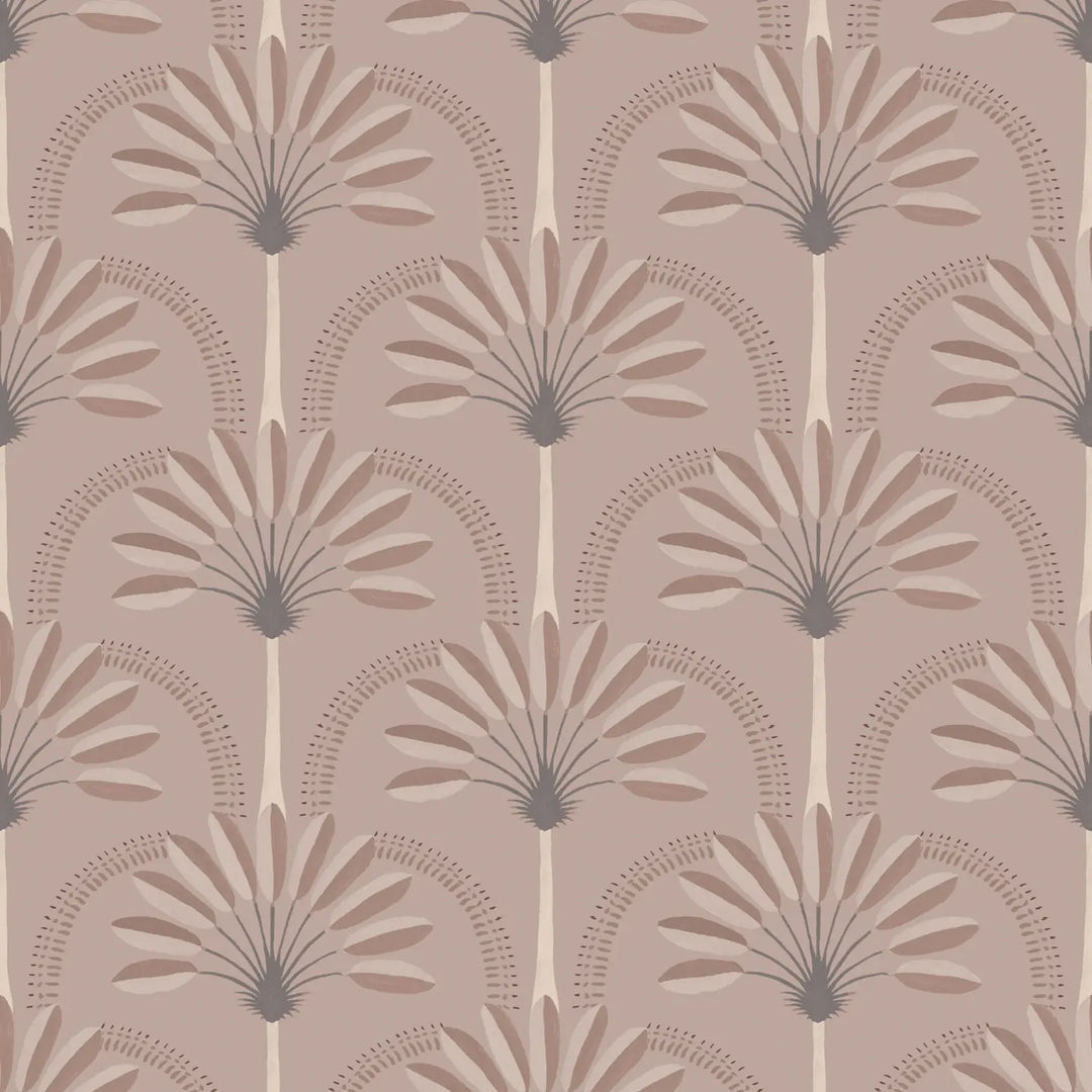 Palm Arches - Clay Wallpaper