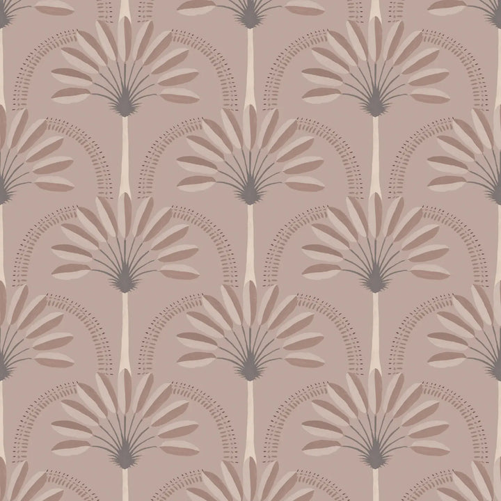 Palm Arches - Clay Wallpaper