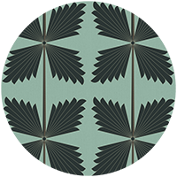 Palmetto - Emerald Wallpaper