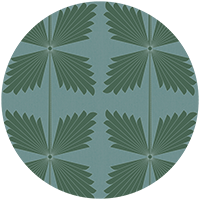 Palmetto - Emerald Wallpaper
