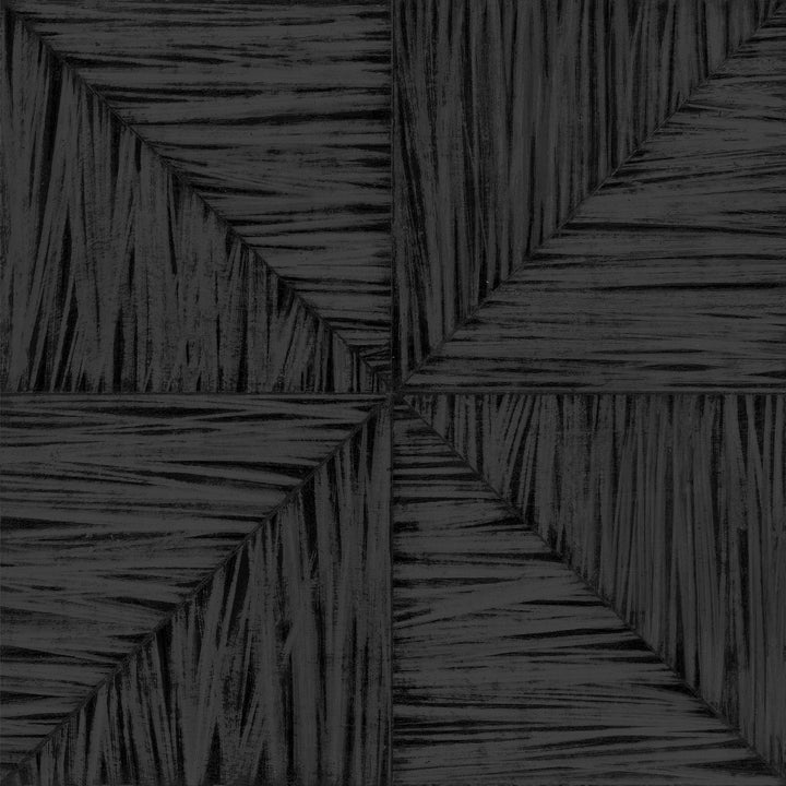 Parquet Large - Onyx Wallpaper by Norman Wyatt Home