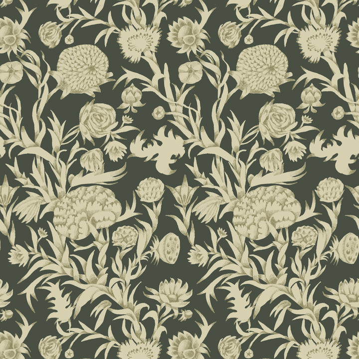 Blooming Thicket - Goldenrod Wallpaper