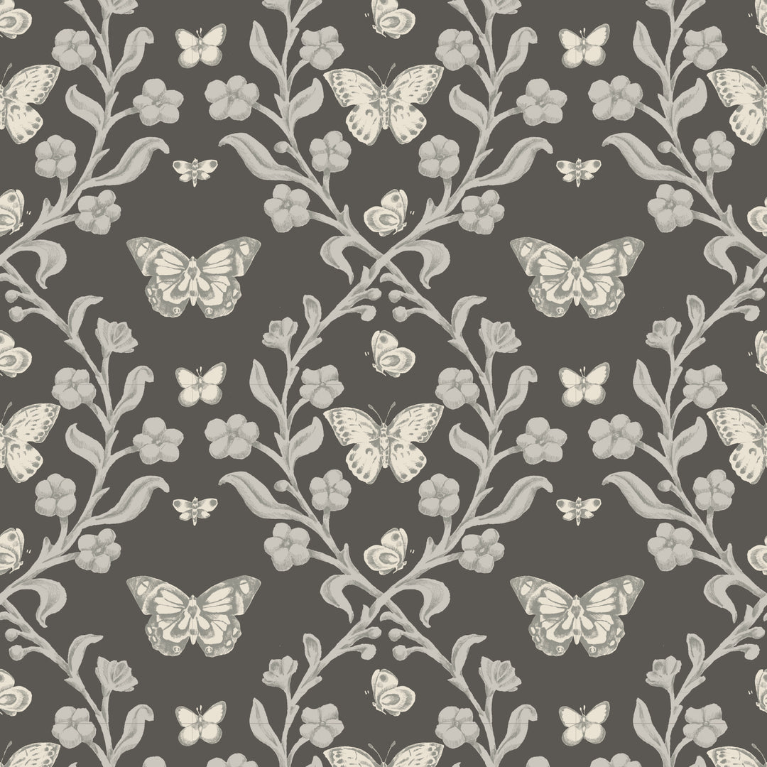 Butterfly Garden - Ashwood Wallpaper