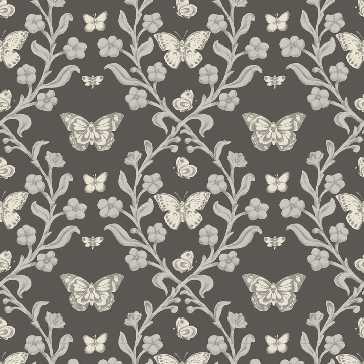 Butterfly Garden - Ashwood Wallpaper