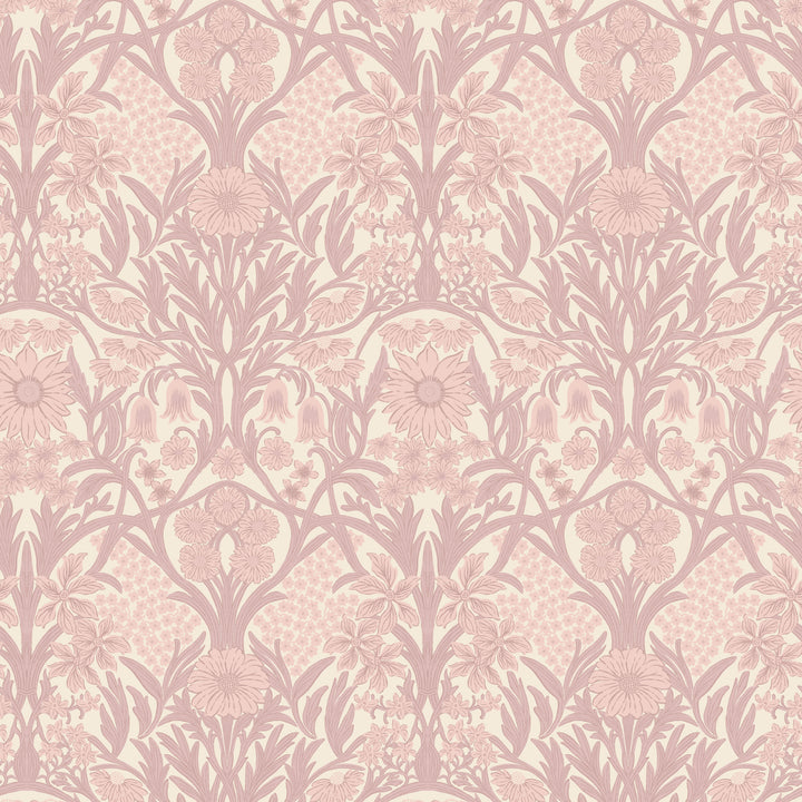 Wild Meadow - Dusty Blush Wallpaper