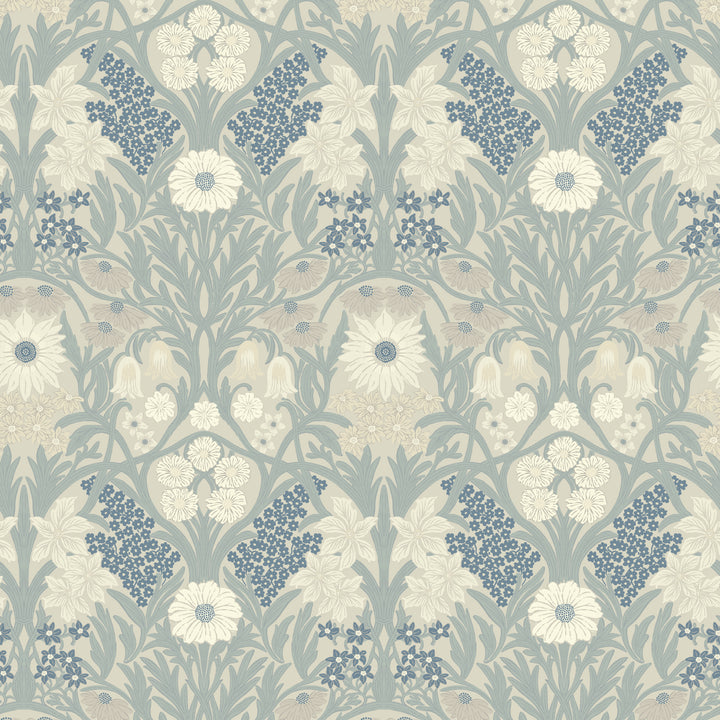 Wild Meadow - Linen Stone Wallpaper