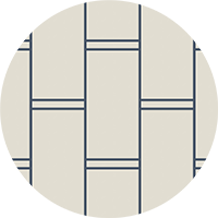 Pillar Stripe - Walnut Wallpaper