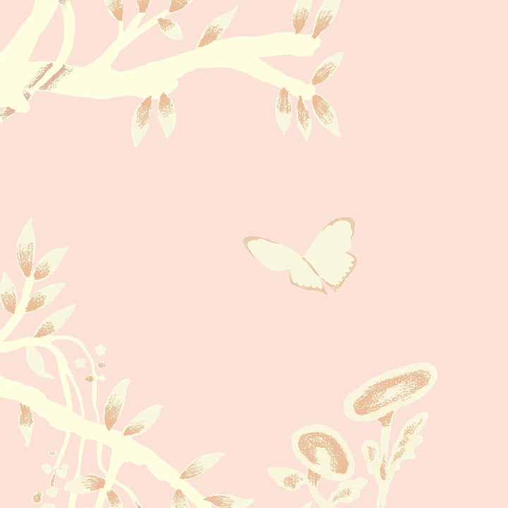 Porcelain Grove Wall Mural - Blush Blossom