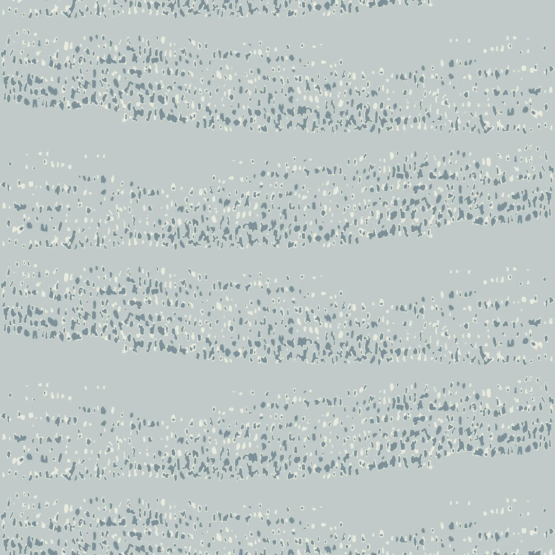 Reflections - Lacquered Blues Wallpaper