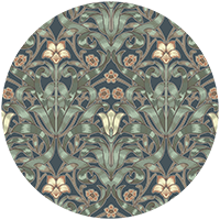 Ribbon Lily - Dusty Lilac Wallpaper