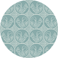 Sankofa - Turquoise Linen Wallpaper by Forbes Masters