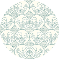 Sankofa - Turquoise Linen Wallpaper by Forbes Masters