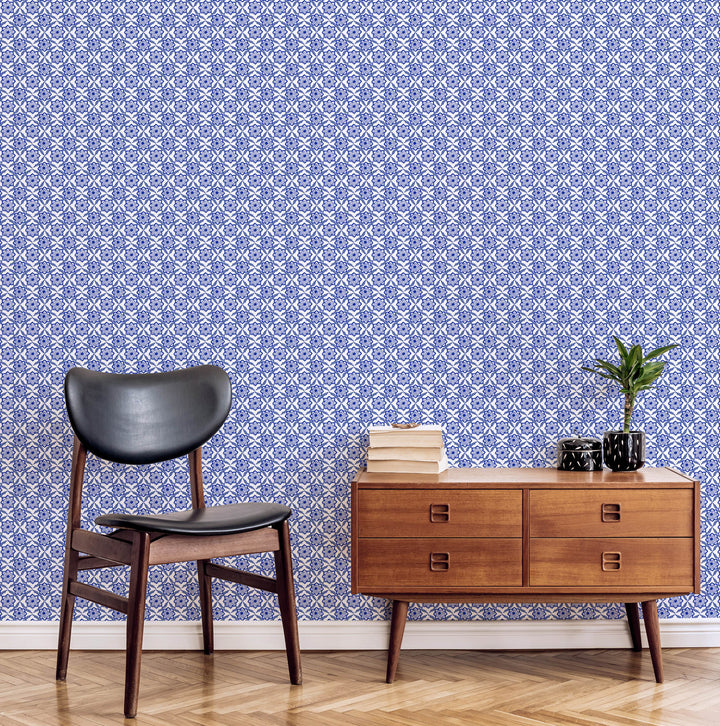 Seraphim - Blue Wallpaper by August Table