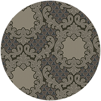 Shadow Leaf Damask - Sunwashed Wallpaper