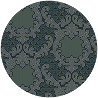 Shadow Leaf Damask - Sunwashed Wallpaper
