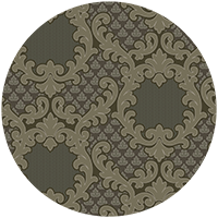 Shadow Leaf Damask - Sunwashed Wallpaper