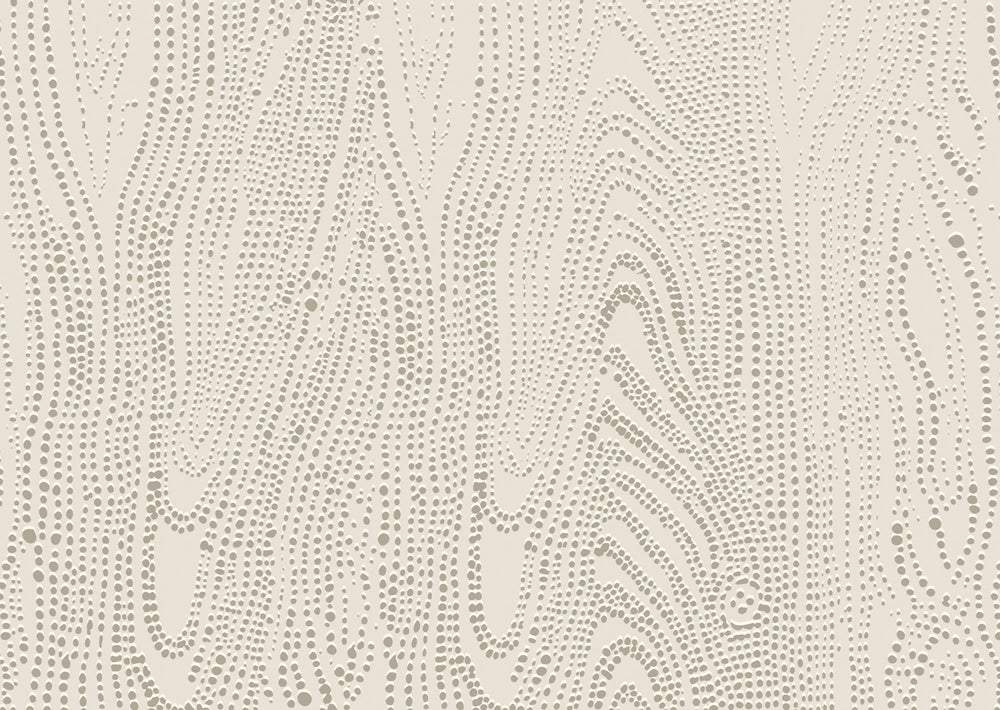 Shagreen Waves Wall Mural - Parchment