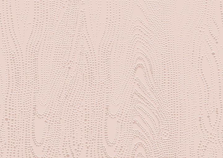 Shagreen Waves Wall Mural - Soft Blush