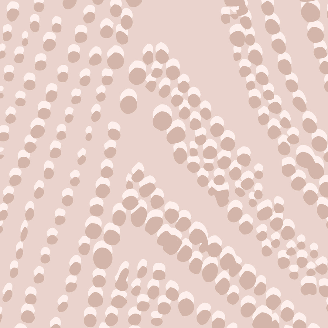 Shagreen Waves Wall Mural - Soft Blush