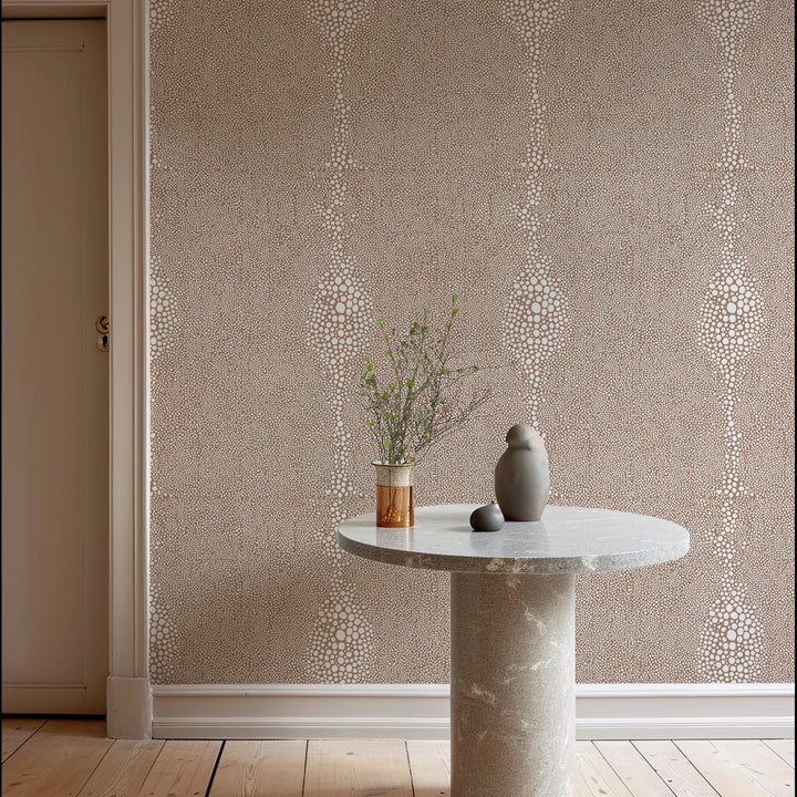 Shagreen - Truly Taupe  Wallpaper by Mrs. Paranjape