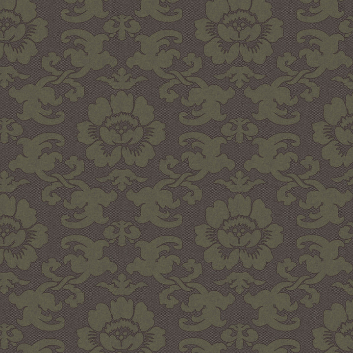 Silken Poppy - Antique Shadow Wallpaper
