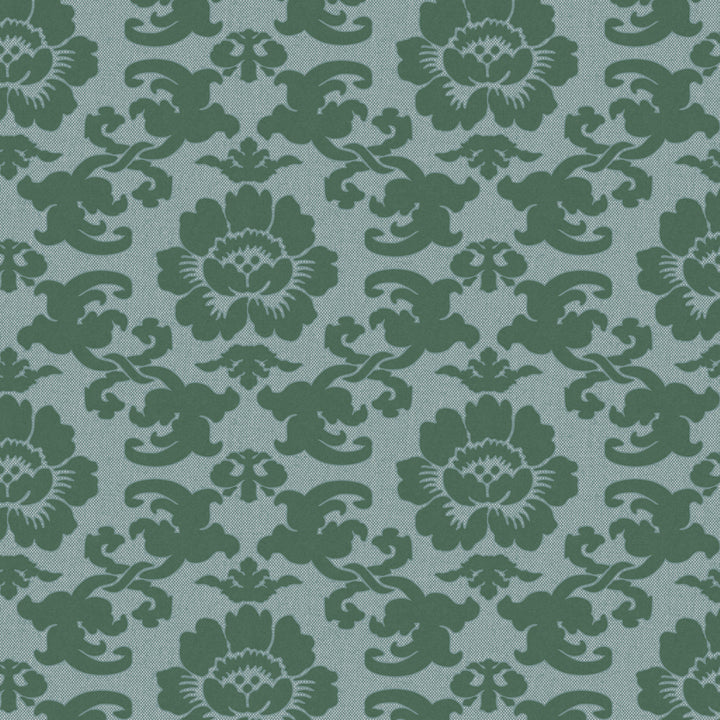 Silken Poppy - Blue Jade Wallpaper