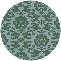 Silken Poppy - Blue Jade Wallpaper
