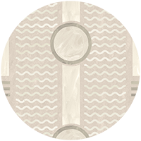 South Beach Facade - Teal Wallpaper