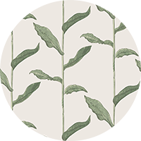 Stalks - Linen Floral Wallpaper