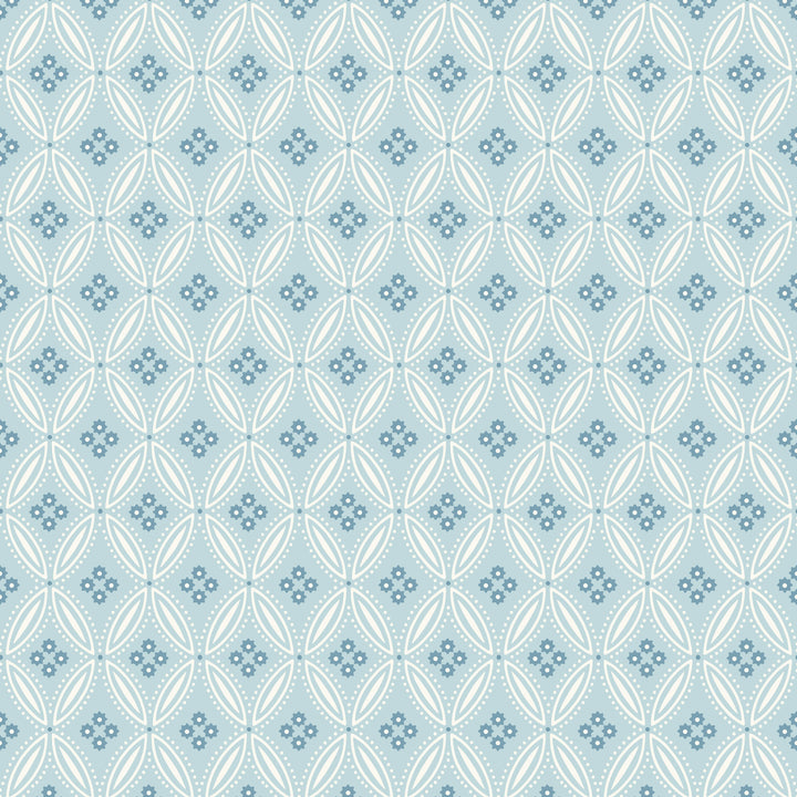 Stone Lace - Daytime Blue Wallpaper