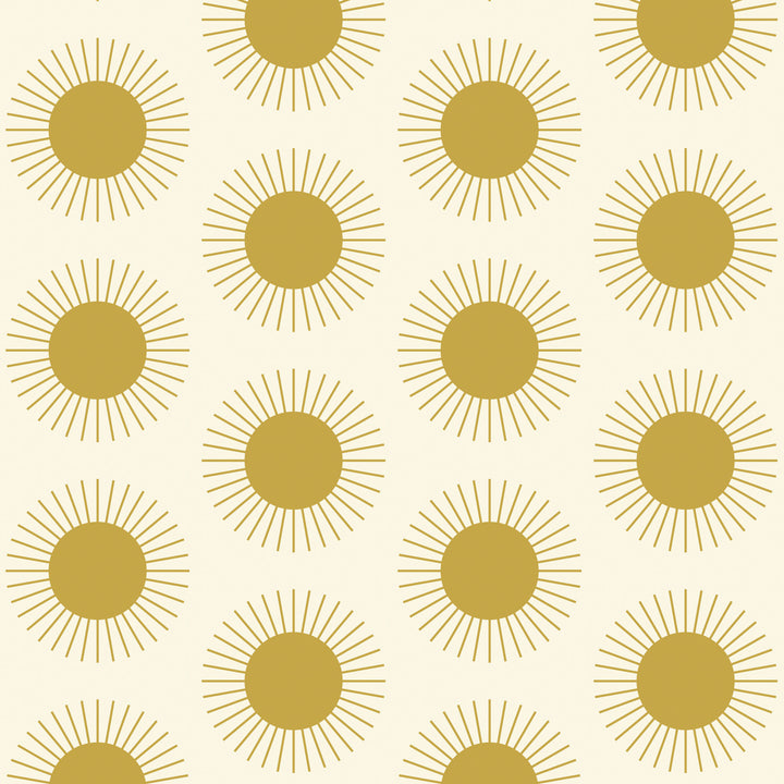 Sunburst - Harvest Gold Wallpaper