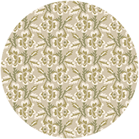 Thorn & Blossom - Brown Lavender Floral Wallpaper