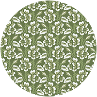 Thorn & Blossom - Garden Green Floral Wallpaper