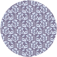 Thorn & Blossom - Violet Indigo Floral Wallpaper