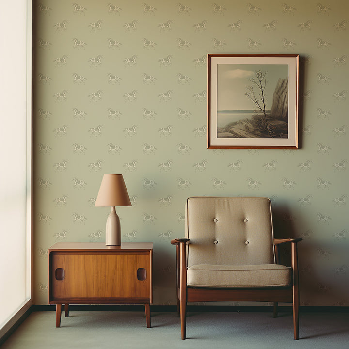 Thoroughbred - Cool Taupe Wallpaper