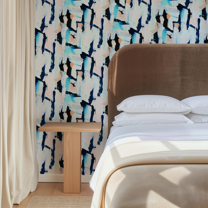 Tilda Abstract Wallpaper by The Blush Label