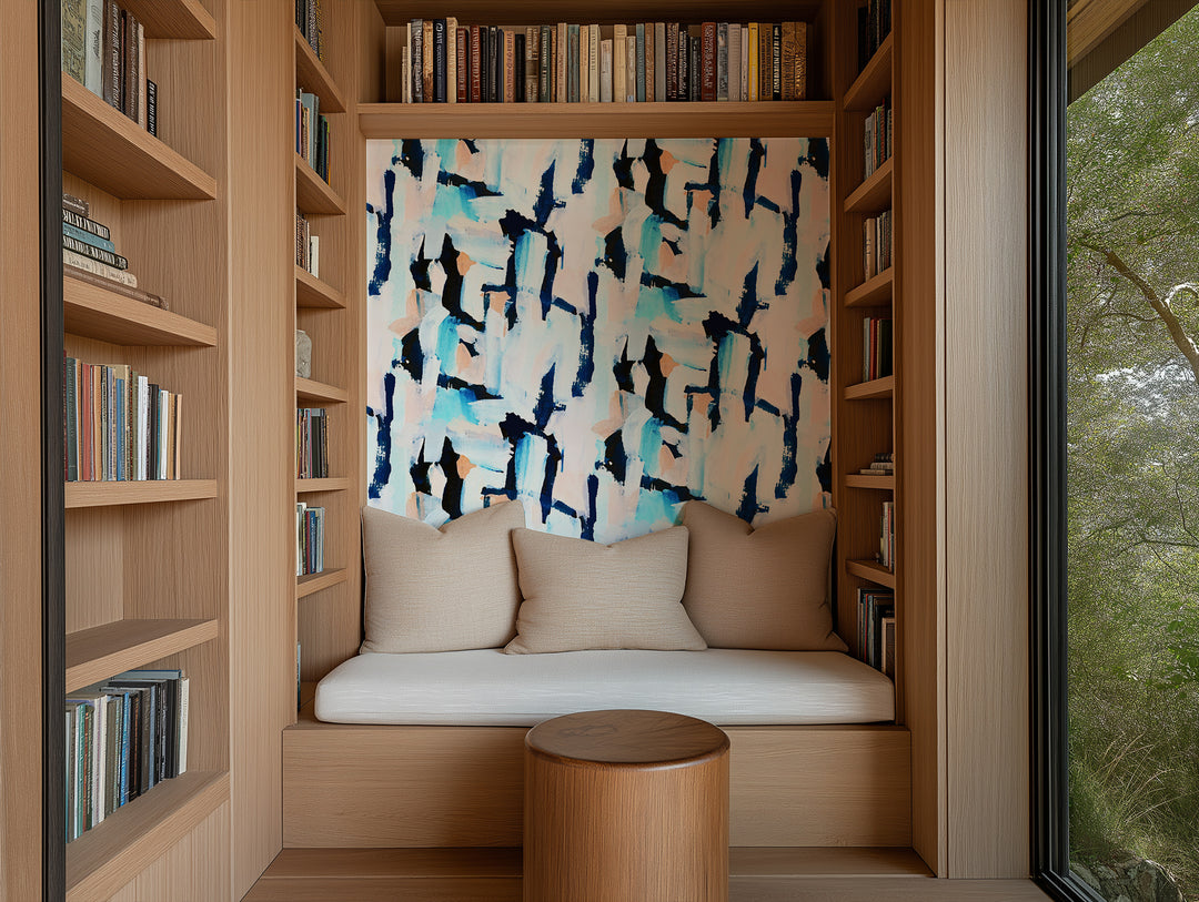 Tilda Abstract Wallpaper by The Blush Label