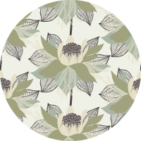Modern Bloom - Tangerine Wallpaper by Bohemian Bungalow