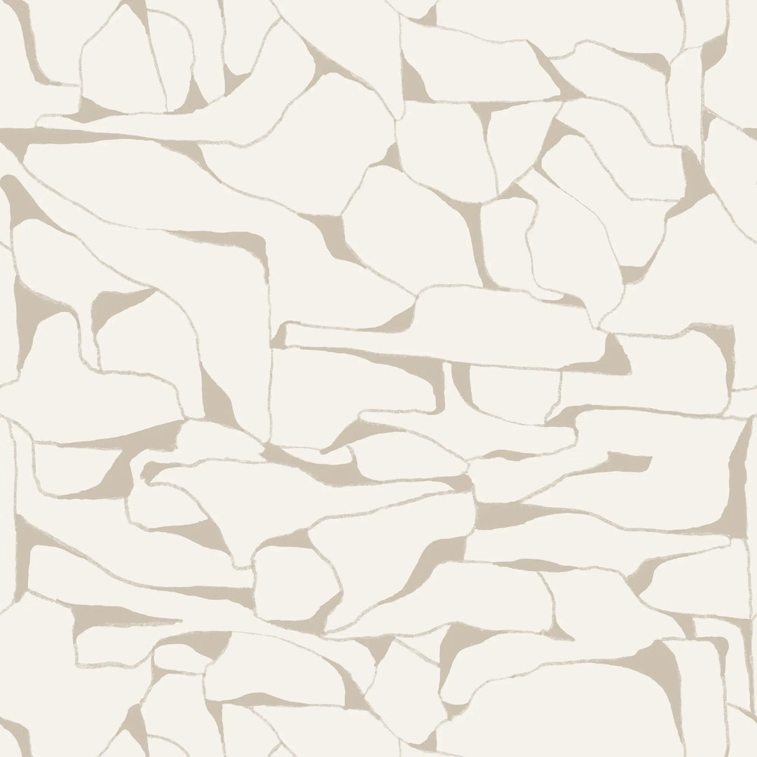 Quartz - Taupe Wallpaper by Bohemian Bungalow