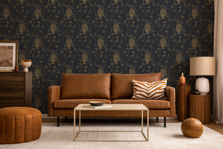 Stalking Tiger - Inkwell Wallpaper