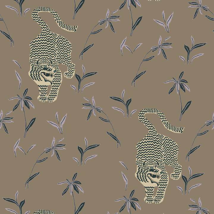Stalking Tiger - Cocoa Jungle Wallpaper