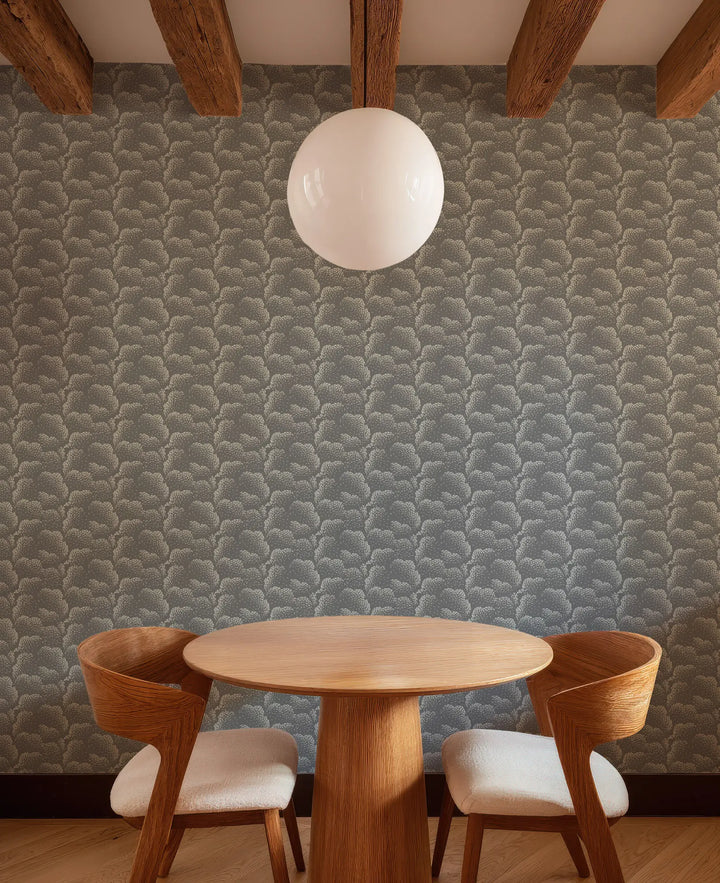 Clouds - Muted Brown Wallpaper