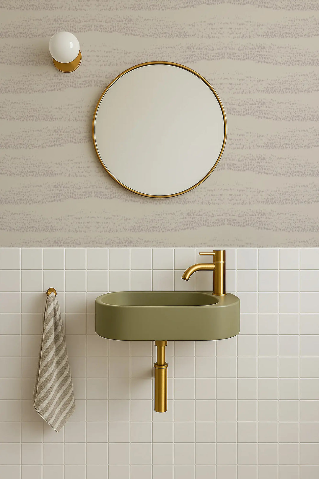 Reflections - Mauve Wallpaper