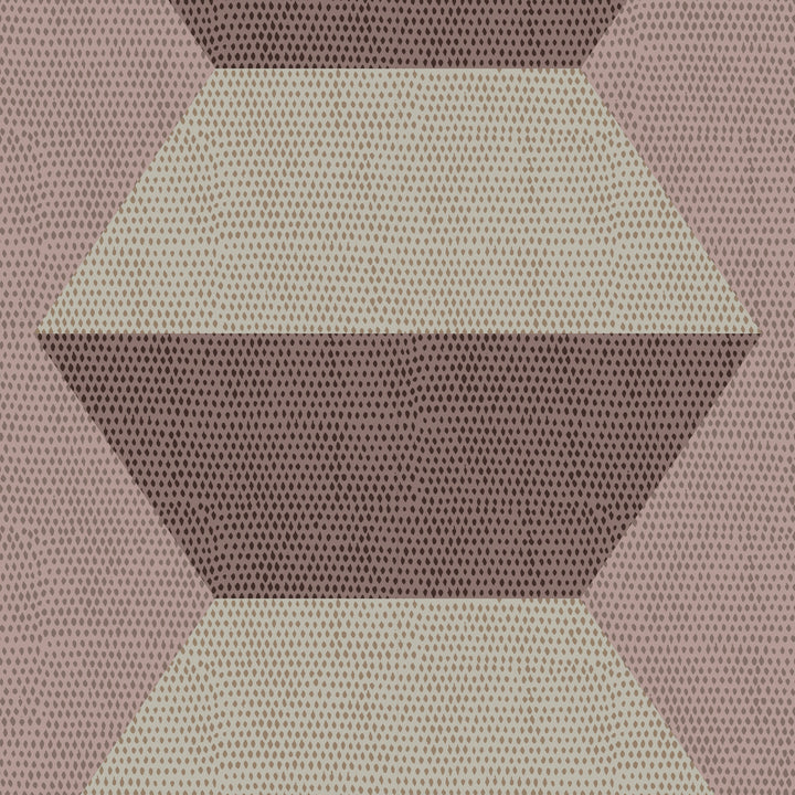 Infinity Blocks - Pale Strawberry Wallpaper