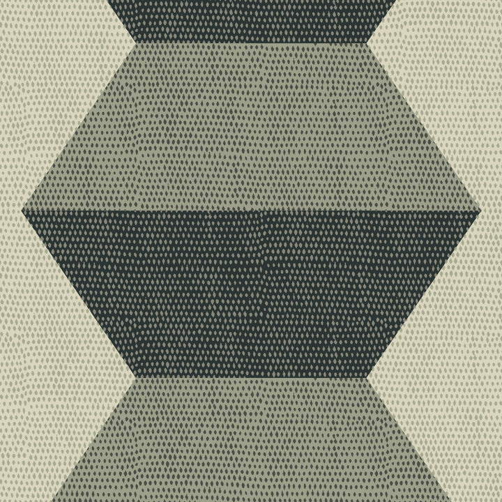 Infinity Blocks - Sage Green Wallpaper