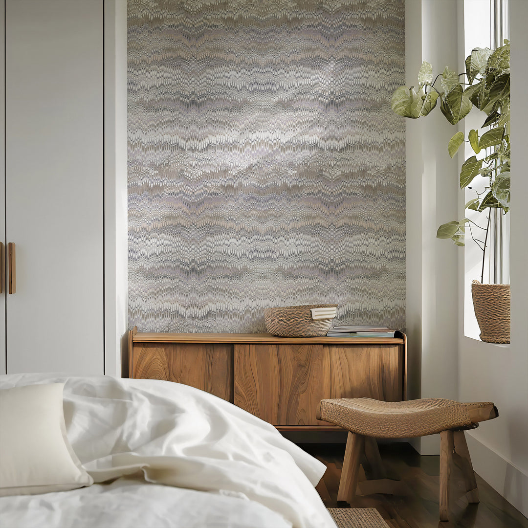 Stonewashed -Misty Mauve Gray Wallpaper