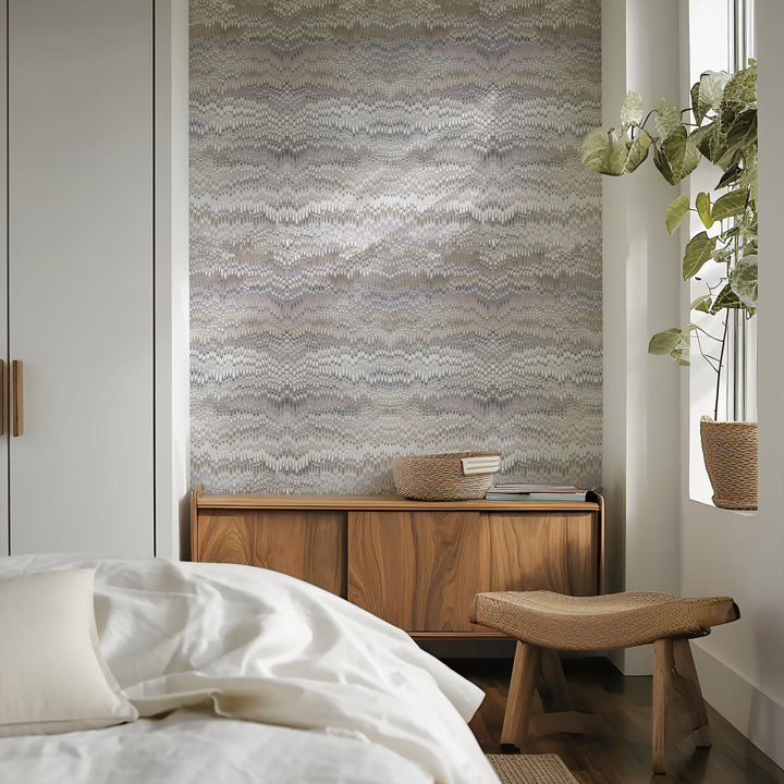 Stonewashed -Misty Mauve Gray Wallpaper
