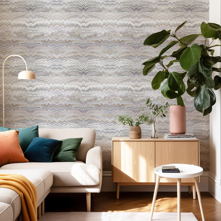 Stonewashed -Misty Mauve Gray Wallpaper